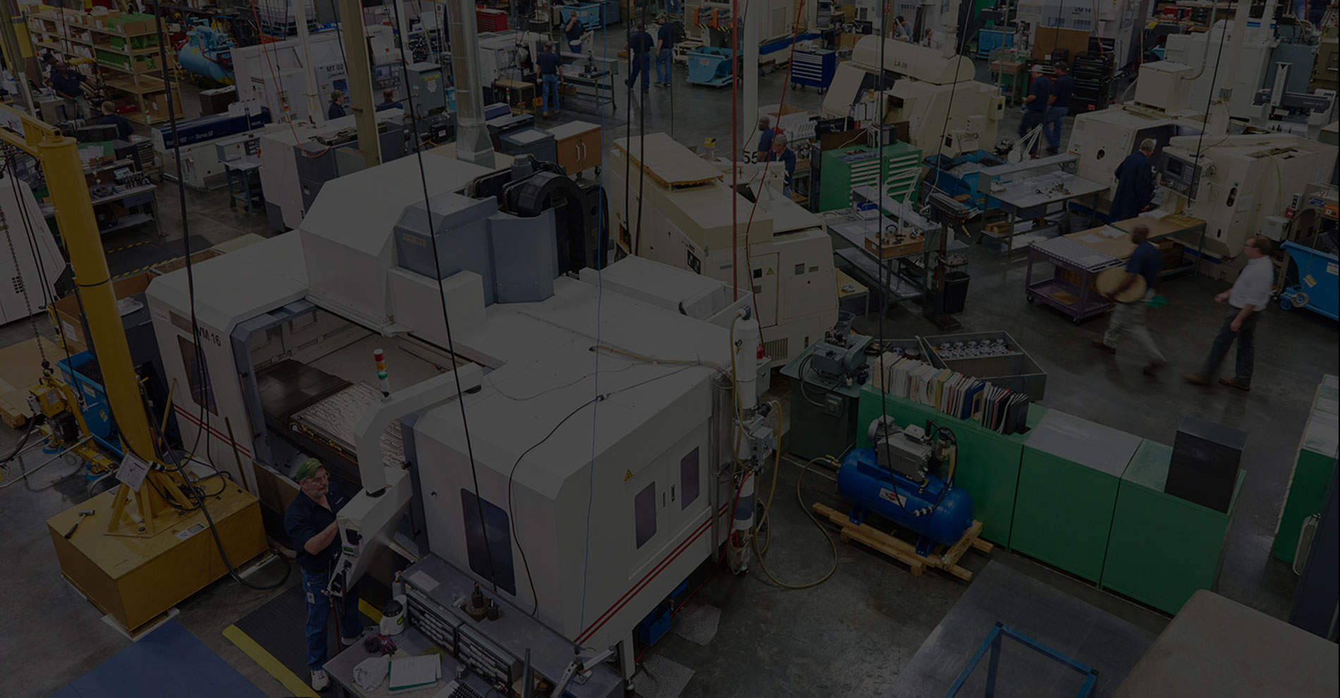 Warren Industries manufacturing floor with precision machining equipment